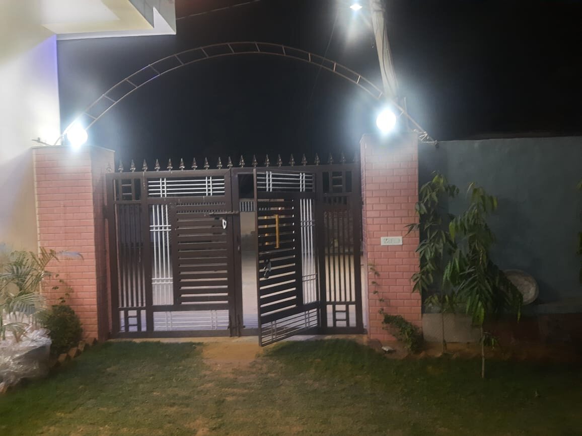 Open courtyard for family gatherings